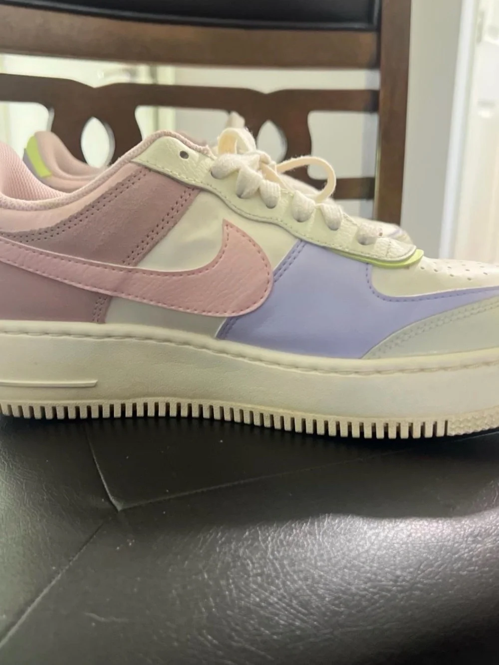 Nike Women’s Pastel Pink, Lavender & Cream Air Force 1s.